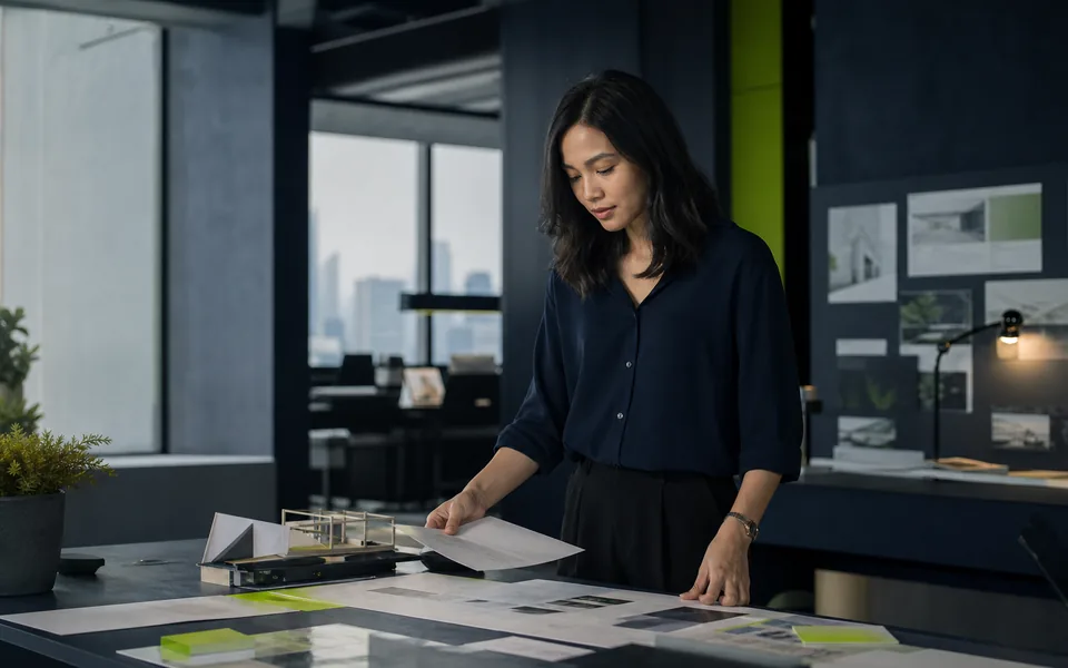 A project lead taking ownership of her work